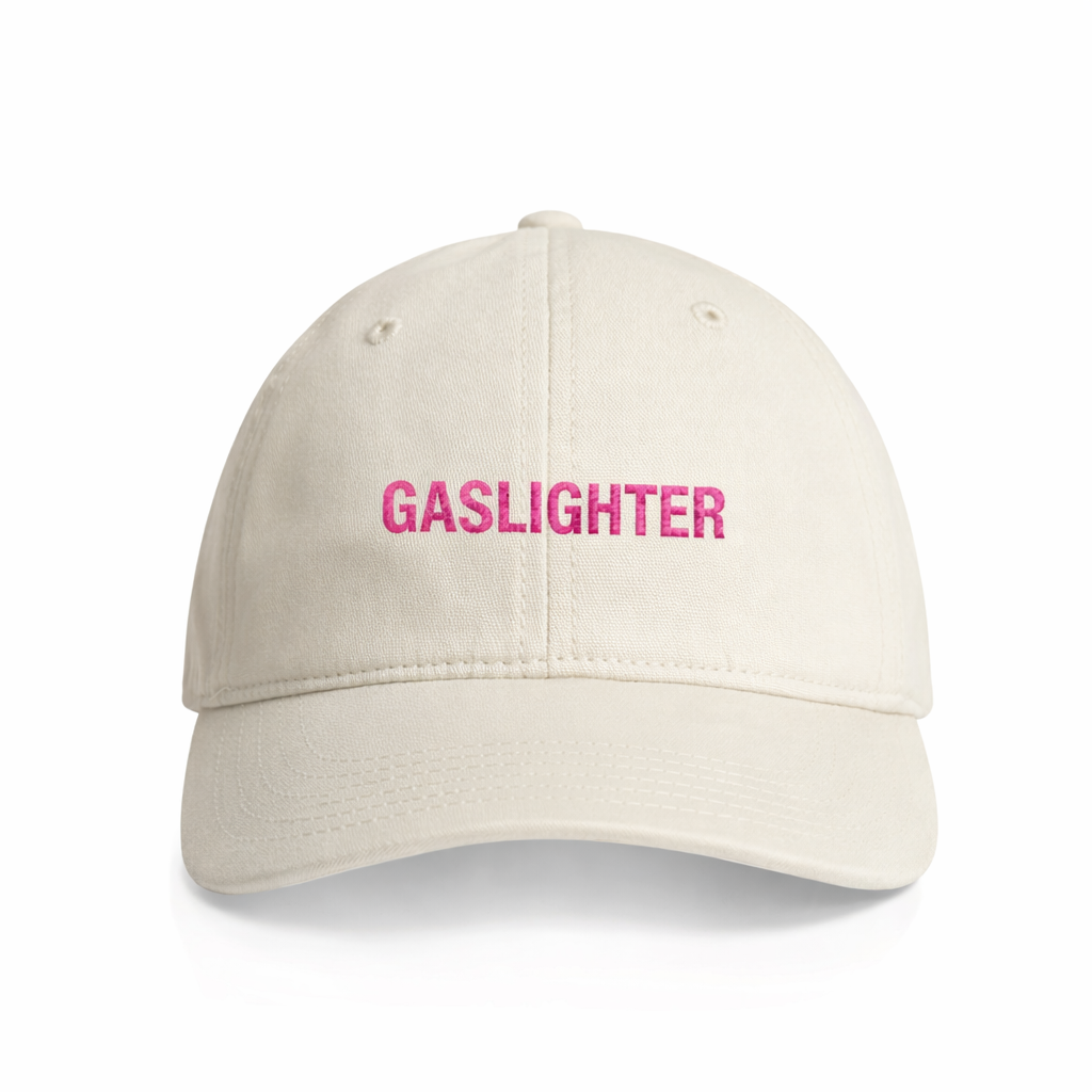 GASLIGHTER DAD HAT // CREAM