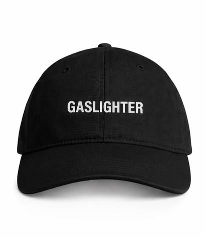 GASLIGHTER DAD HAT // BLACK