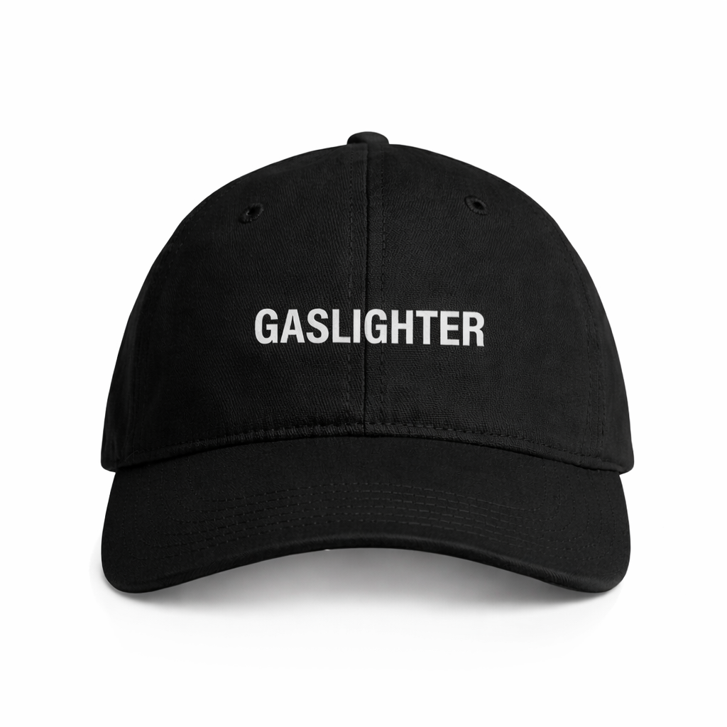 GASLIGHTER DAD HAT // BLACK