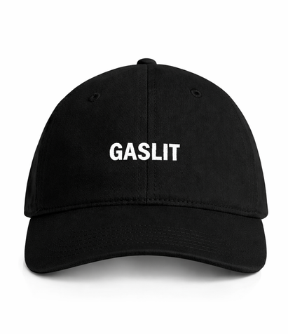 GASLIT DAD HAT // BLACK